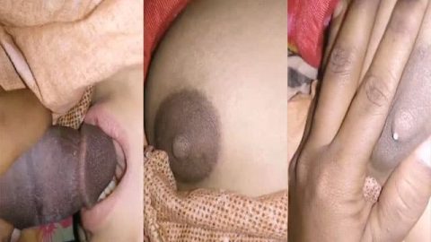 Milking Dehati wife blowjob to husband's brother
