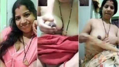 Milky boobs unsatisfied bhabhi viral nude show
