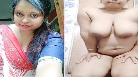 Milky huge boobs Bengali boudi nude viral video making