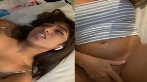 Moaning with fingering by horny Indian girl