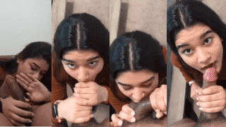 Cute Mumbai Girl Deep Throat Giant Cock Passion