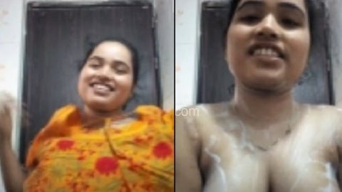 Naked video call of hot and sexy girlfriend