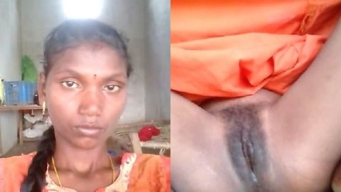 Native Telugu wife showing pussy