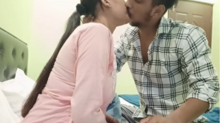 Naughty College Couple Steamy Hotel Fuck Fest