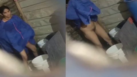 Neighbor girl nude bath viral hidden cam capture