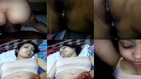 Newly-maaried beautiful wife sex with husband