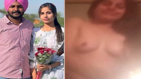 Newly married Punjab sex wife viral nude show