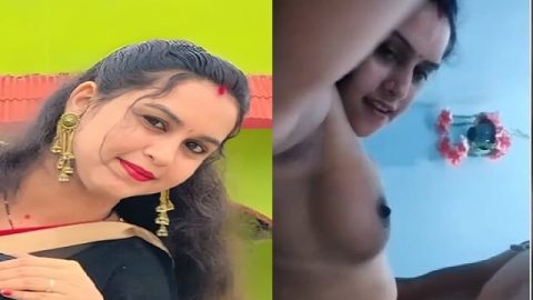 Newly married cute wife viral sex videos with husband