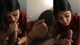 Sexy NRI Girl’s Classmate Deep Throat -