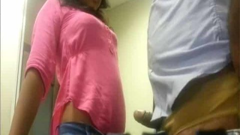 Busty office girl office sex MMS
