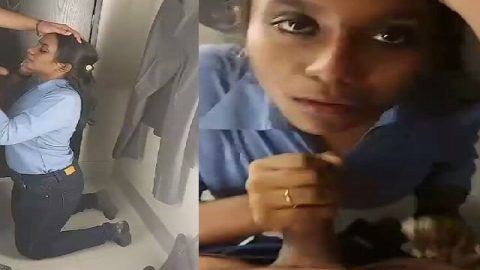 Office staff desi blowjob to manager for promotion