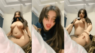 Pakistani Slut Rides Stud Abroad Choke & Press Boobies