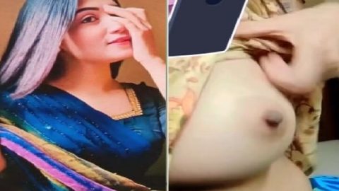 Pointed breasts show and pussy expose by cute girl