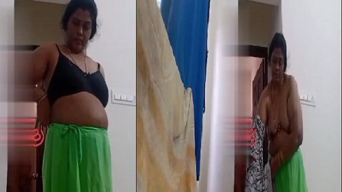 Sex Tamil aunty dress change viral hidden cam