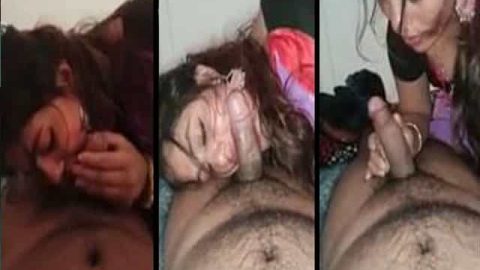 Desi housewife blowjob to her secret lover video