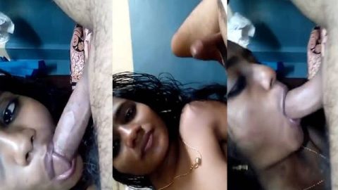Sexy Indian dick sucking pov MMS video