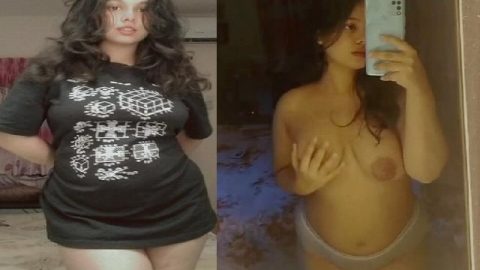 Sexy figure topless video making viral new desi mms