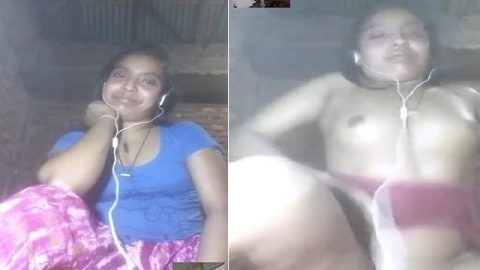 Small boobs Bengali girl nude viral video call chat