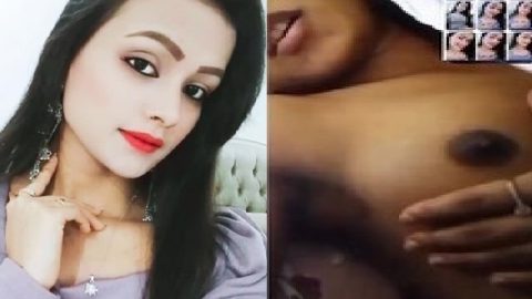 Small boobs beautiful girl viral nude video call