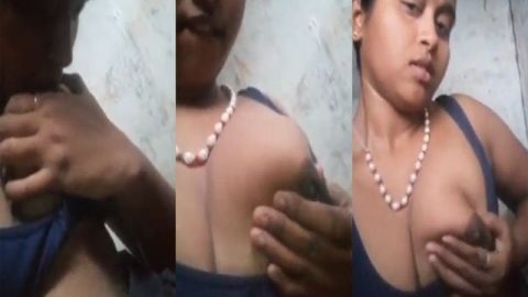South Indian girl playing with her soft boobs on cam