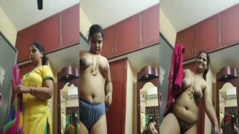 Sweet nude Indian wife teasing her husband's friend