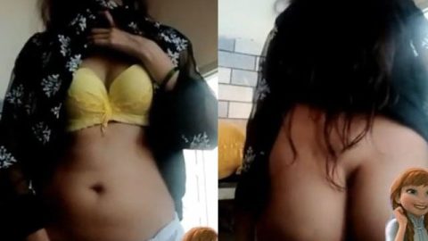 Tall Pakistani girl showing pussy and ass