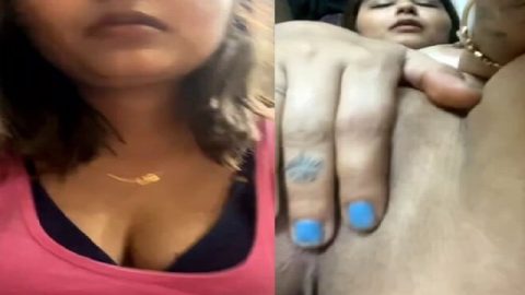 Tattooed bhabhi pussy rubbing and fingering MMS