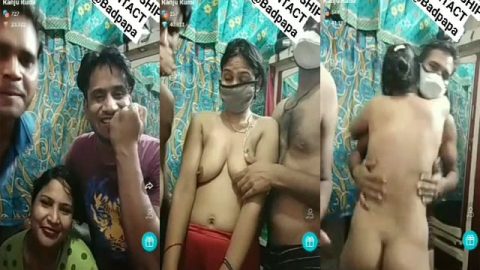 Threesome Desi live cam sex show video