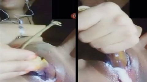 Video call sex masturbating creamy pussy viral GF