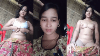 Village Woman Live Call Strips Boobies Masturbates For Lover