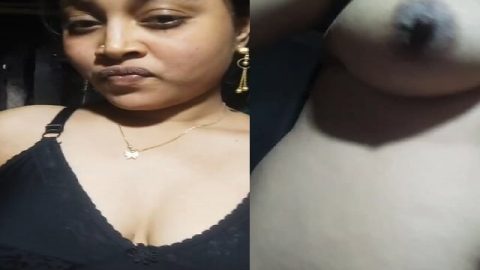 Village wife selfie naked boobs and hairy pussy show