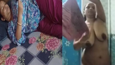 Wet big boobs bhabhi viral nude after bathing
