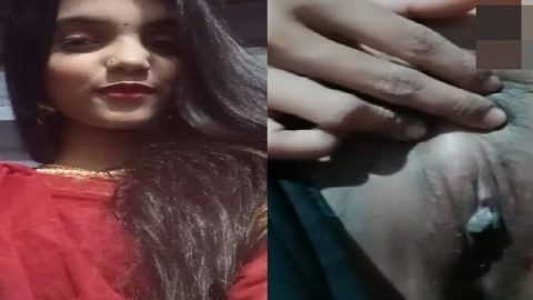Young village girl video call nude show to boyfriend