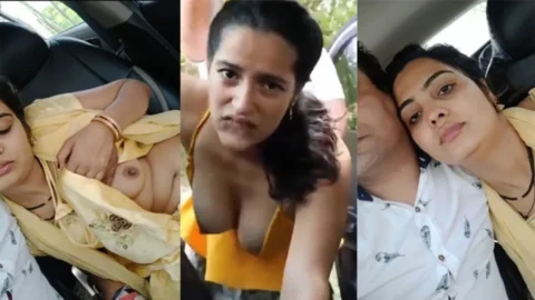 Horny Couple inside Car Fuckid Outdoor New And 10 Year Old