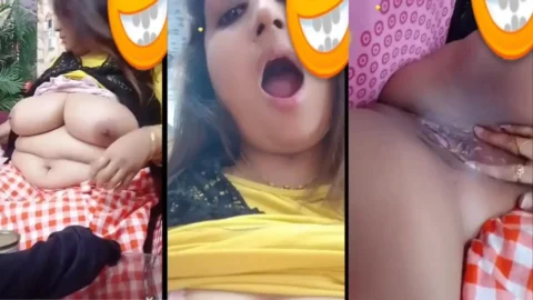 Chubby Indian Bhabhi Exposes Huge Boobs And Spreads Her Dark Pussy Lips Video MMS