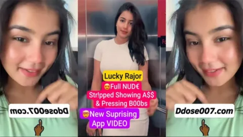 Lucky Rajor Full Nude Str!pped New Surprising App Video - Showing Ass & Pressing her Boobs