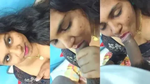 Famous Mallu Girlfriend Swallows Cum After Sloppy POV Blowjob Video MMS