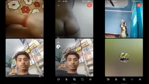 Indian Slim Girl Exposes Sexy Figure on Video Call for B...