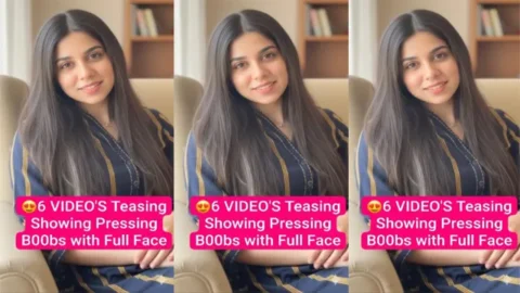 Innocent Looking GF Latest Most Exclusive Viral - Teasing Showing Pressing Boobs with Full Face