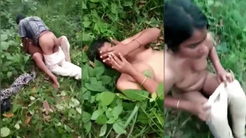 Village ki randi caught fucking in jungle - Indian XXX porn