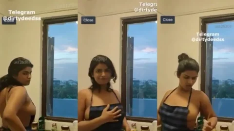 Desi girl showing her nude viral video