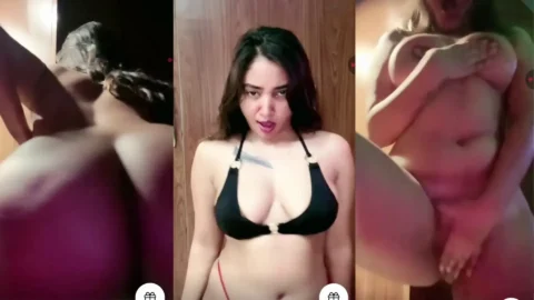 Tango Live Girl Strips Fully Nude and Fingers Her Wet Pussy for Viewers Video MMS