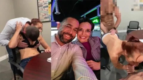 Invites Mom Have Threesome in an Office Building