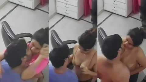 CCTV Shows Married Desi Aunty Fucking Her Boss For A Raise Video MMS