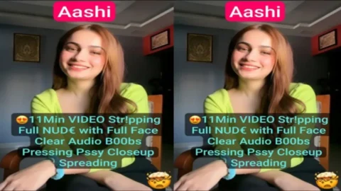 Aashi Beautiful Influencer Model Latest Most Exclusive Premium Live