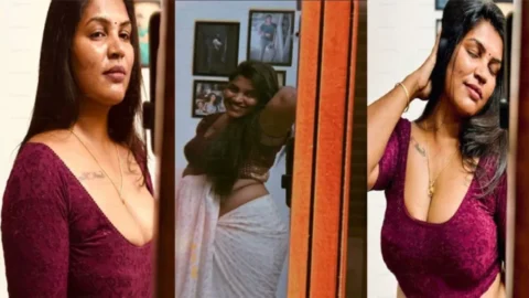 Mallu Makeup Artist Reshma Armpit Nipple Mark