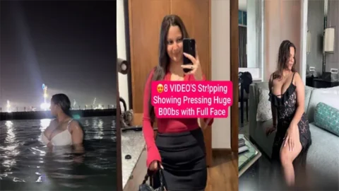 Famous Insta Model Viral Showing Pressing Huge Boobs
