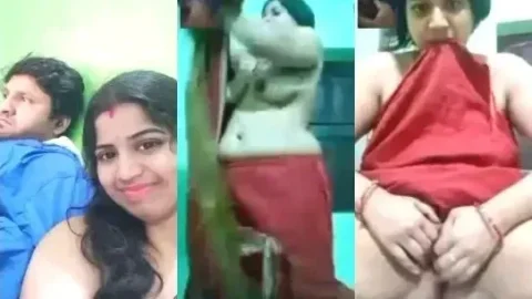 Desi Bhabhi Video Call Flashing Big Boobs Hairy Pussy Video MMS