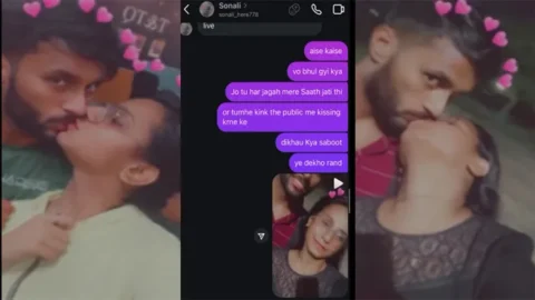 Mallu Girlfriend Cheated - On her BF Kissing - Chat MMS Leaked Pron Video