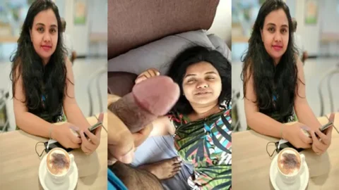 Famous Wife Kruthika Sucking Dick Stand Fucking